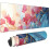 Mouse pad grande com estampa floral rosa (31,5 x 11,8 polegadas) 2