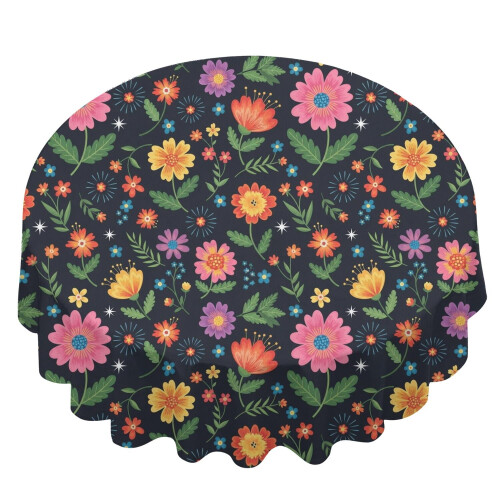 Rund polyesterdug 60x60 tommer 1