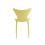 (4x Yellow Stacking Chairs) Modern Style Retro Dining Garden Stackable Chairs 8