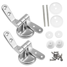 Dobradiça para tampa de vaso sanitário, Dobradiça de aperto para tampa de vaso sanitário, Universal, Conector de montagem, Dobradiça ajustável