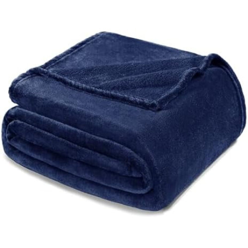 Κουβέρτα fleece King Size 120x120in Navy Blue