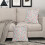 Fodere per cuscini floreali vintage, 45x45 cm, misto lino, set da 2 3