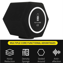 New Arrivals C2 Microphone -Filter Wind Shield Acoustic for Record Studios
