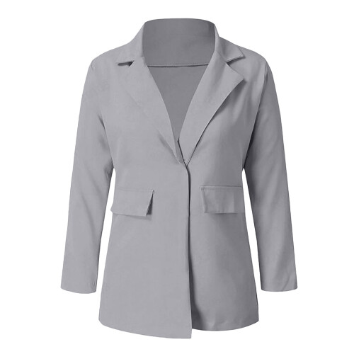 Damen-Cardigan, Herbst/Winter, Langarm, Unifarben, Bluse, Pullover, Mantel 1