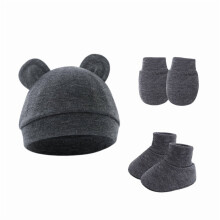 Čiapka pre novorodencov, sada palčiakov a ponožiek, čiapka Beanie, nepoškriabateľné rukavice a členkové ponožky pre dojčatá, chlapčekov