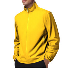 Jaqueta masculina Kukoosong com capuz, impermeável, leve, corta-vento, para atividades ao ar livre, escalada e com bolsos.