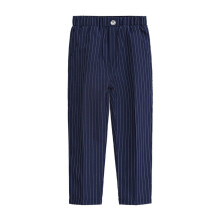 Kids Pants Toddler Boys Formal Suit Pants Dress Pants Solid Color Stripe School Uniform Suit Pants Fashion Cute 2025 Casual Trousers Black - B
