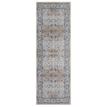 Tapis de couloir vintage Ă motif floral, 60 x 180 cm, en polyester lavable