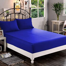Drap-housse en microfibre de qualité hôtelière, 1500 fils/cm², poches profondes (40 cm), infroissable et résistant à la décoloration, taille