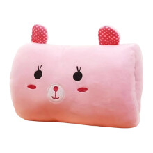 Almohada calentadora de manos de peluche con forma de conejo: bolsa de calor suave apta para microondas, juguete antiestrés y linda decoración para