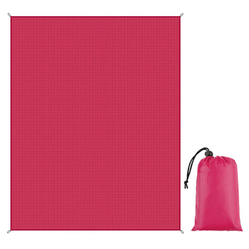 Camping Blanket Picnic Mat Waterproof Foldable Beach Red 1