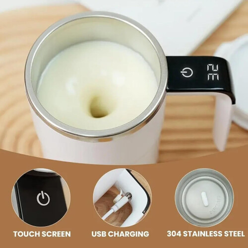 Mug électrique 380 ml avec thermomètre LCD et 2