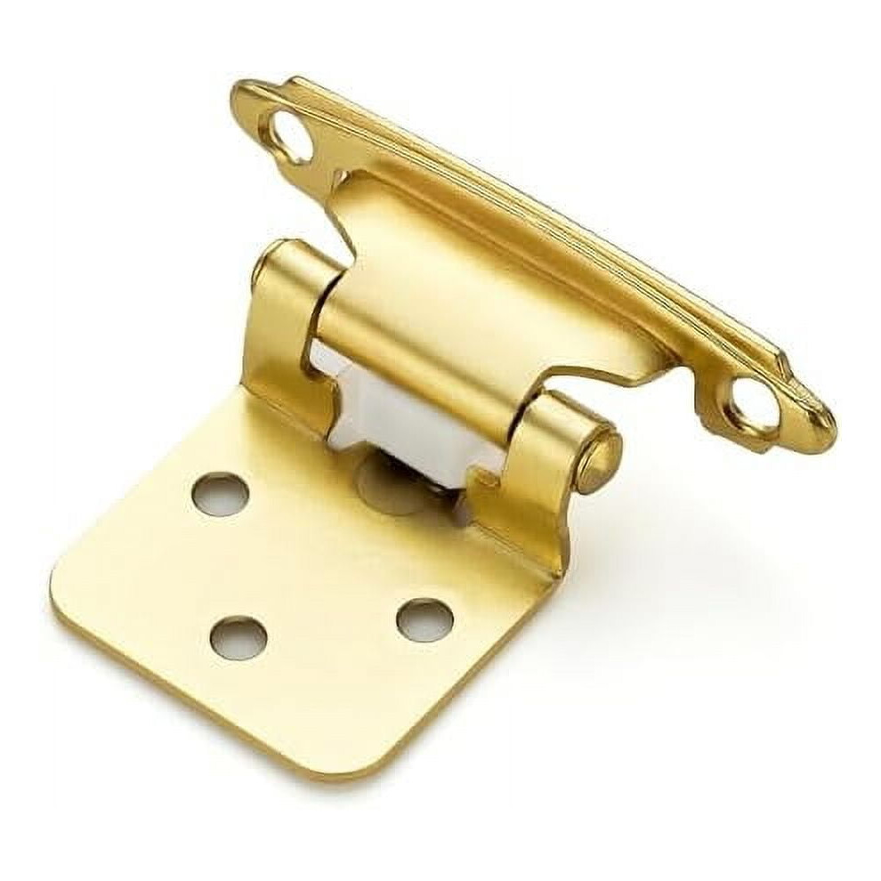 Cabinet Hinges Self-Closing Semi-Concealed Satin Brass 9341593740463