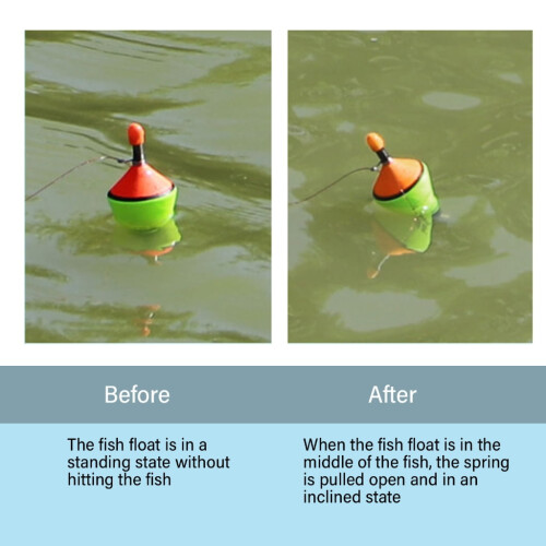 Automatic Fishing Float with Spring High Resilience Fishing Float Device 1
