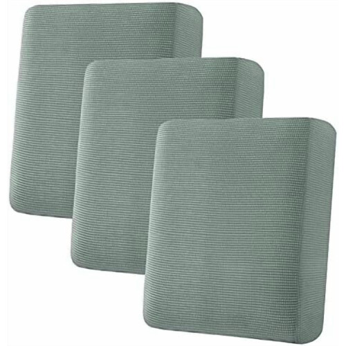 Sett med 2 putetrekk til sofa i stretchjacquard – Sage