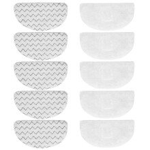 Lot de 10 lingettes lavables pour balai vapeur, compatibles avec les modèles Bissell PowerFresh 1940, 1440, 1544, 1806 et 2075.