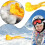 Snowball Maker Toy Yellow Duck Shape with Handle 2