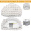 6er-Pack waschbare Dampfmopp-Pads für Bissell PowerFresh Modelle 2