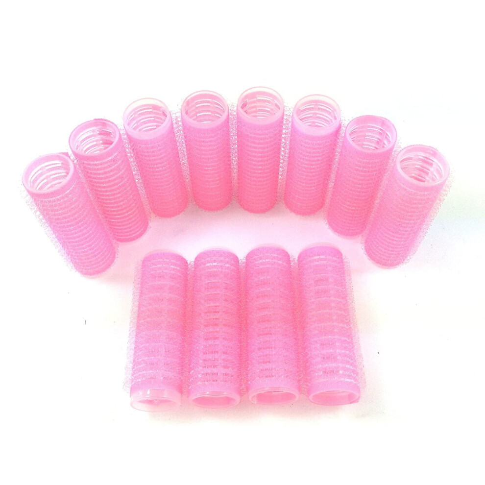 Hair Rollers, 12 Pack Self Grip Salon Hairdressing Curlers, DIY Curly Hairstyle, Colors May Vary, Small
