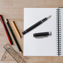 Stylo de calligraphie OUNONA rechargeable pour étudiants et personnel