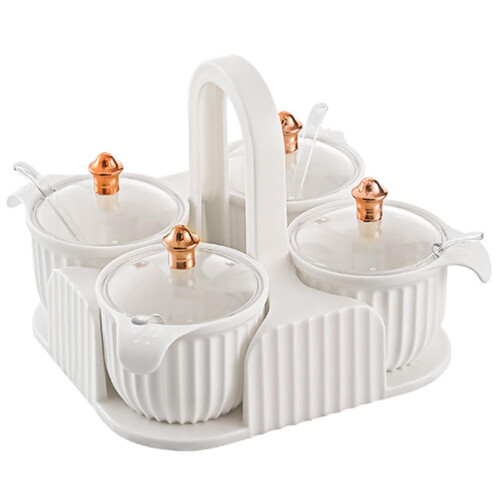 1 Set Cutie pentru Condimente de Bucătărie Design Practic 45x42 cm