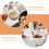 1 Set Cutie pentru Condimente de Bucătărie Design Practic 45x42 cm 6