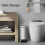 Stainless Steel Trash Can with Lid 6L Silver 2