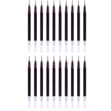 20 recharges pour stylo gel effaçable, pointe fine 0,7 mm et 1 mm, encre verte, noire, violette et jaune, lot de 20, 2 ml