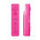 Telecomando e joystick Nunchuk rosa compatibili con Wii/Wii U 2