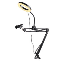 Suport pentru lampă foto cu cap sferic de 8 inch, braț cu clips și braț Buzhi – Compatibil cu suportul pentru cameră