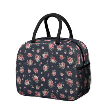 Borsa termica per il pranzo con stampa floreale – A prova di perdite, 27 cm