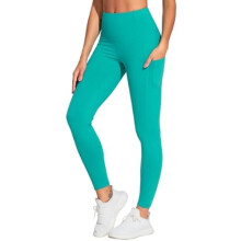 Leggings de yoga de talle alto con bolsillos, de nailon.