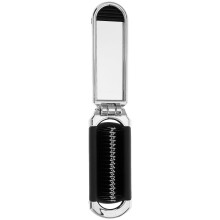 Spazzola per capelli tascabile OUNONA, pieghevole, formato da viaggio, portatile, districante, colore argento.