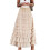Gonna lunga maxi da donna in tulle a vita alta e fluida 1