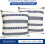 Conjunto de 2 capas de almofada de linho com bolinhas pretas, 45x45 cm (18x18 polegadas). 3