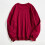 Damen-Pullover-Sweatshirt, rot, langärmlig, lockere Passform 4