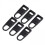 2x6PCS Αφαιρούμενα φερμουάρ Universal Tag Small Jackets, Τσάντες, Μπότες, Παντελόνια, Σκηνές, 1