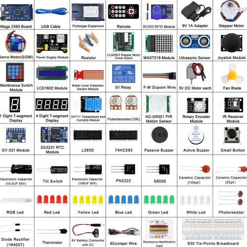 Arduino IDE-kompatibel Mega R3Project startpaket 2