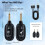 Sistema audio wireless UHF per chitarra e basso, 2 1