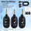 Sistema audio wireless UHF per chitarra e basso, 2 5