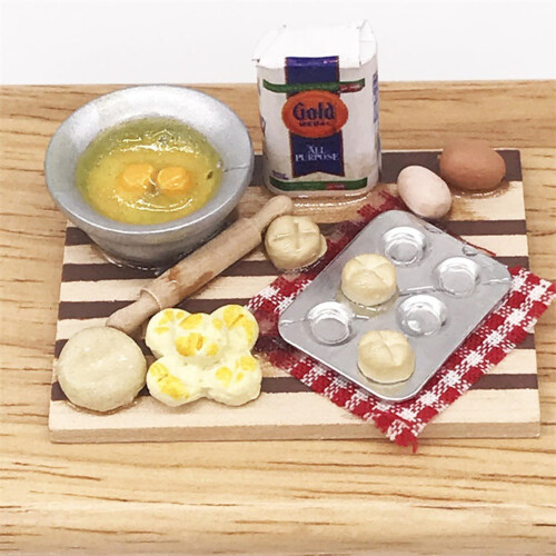 Julelegetøj til småbørn, 1:12 Dukkehusminiature Scene Mode Mini Sum Making Tool Legetøj 1