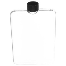 Flache Wasserflasche für unterwegs, ideal zum Verstauen beim Fitnessstudio, Wandern und Camping. Wiederverwendbare, tragbare und leichte Feldflasche.