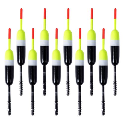 Νέες Αφίξεις10 τεμάχια Bobbers ψαρέματος Floats Crappie