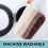 Tapete de banho felpudo de microfibra marrom retangular 50x30 polegadas 7