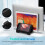 FRCOLOR Supporto verticale per laptop con doppio supporto, portatile, da scrivania, da viaggio, nero 7