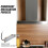 FRCOLOR LED range hood bulbs kitchen vent white 2 pcs 6