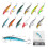 Köder, Barschköder, Crankbait, Süßwasserköder, Flachwasserköder-Sets, Salzwasserköder, Qisuo-Köder, Huiop-Köder, Mewmewcat Qisuo 5