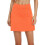 Damen-Freizeit-Tennisrock, einfarbig, orange, Größe L 2