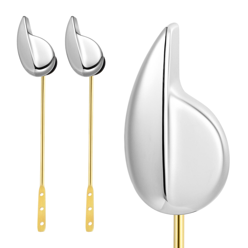 2Pcs Universal Toilet Repair Kit With Toilet Tank Flush Lever In Silver 9329345947872