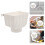 Rainwater Collector Kit White PVC 1Set 1